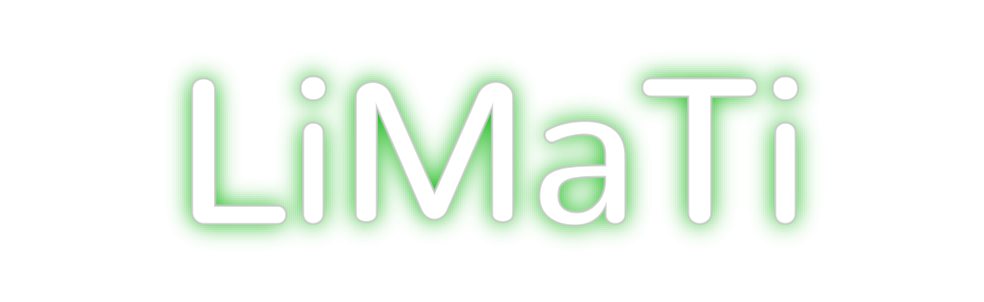 Konfigurierter Neonsign LiMaTi