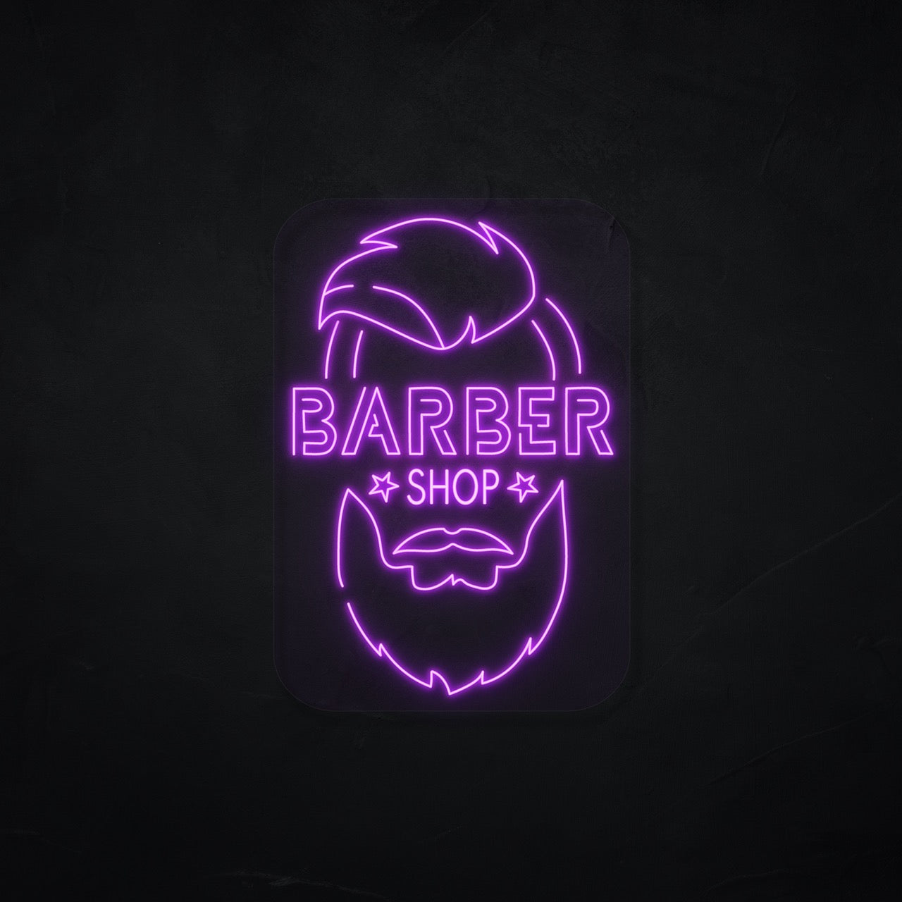 Neonschild - Neonsign - Leuchtschild - Lichtwerbung - Barbershop3