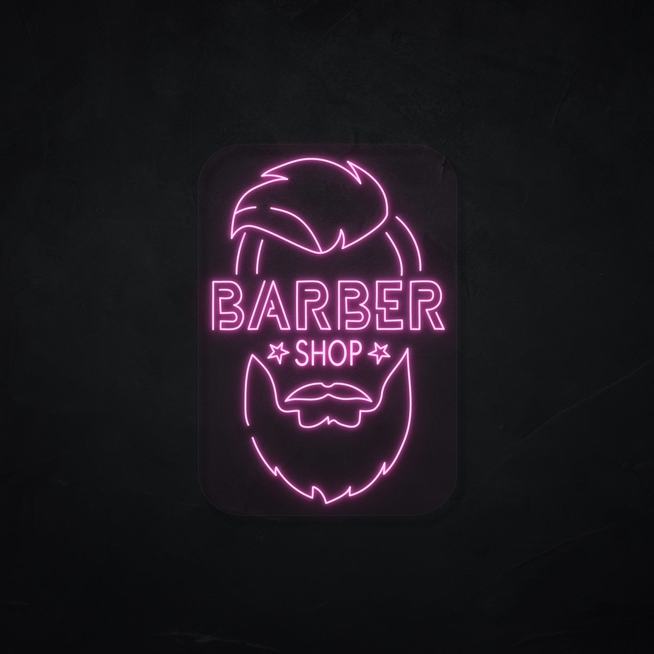 Neonschild - Neonsign - Leuchtschild - Lichtwerbung - Barbershop3