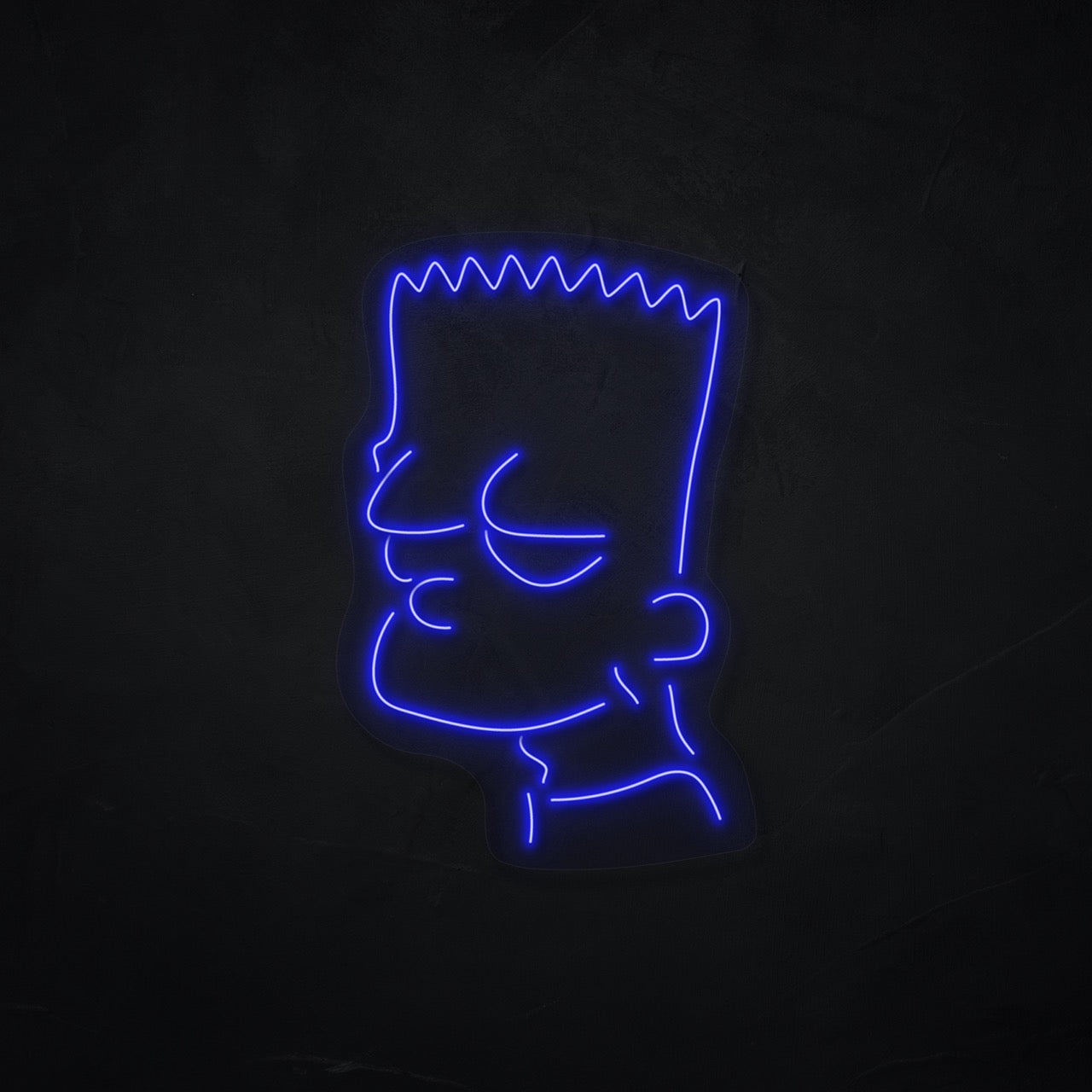 Neonschild - Neonsign - Leuchtschild - Lichtwerbung - Bart Simpson