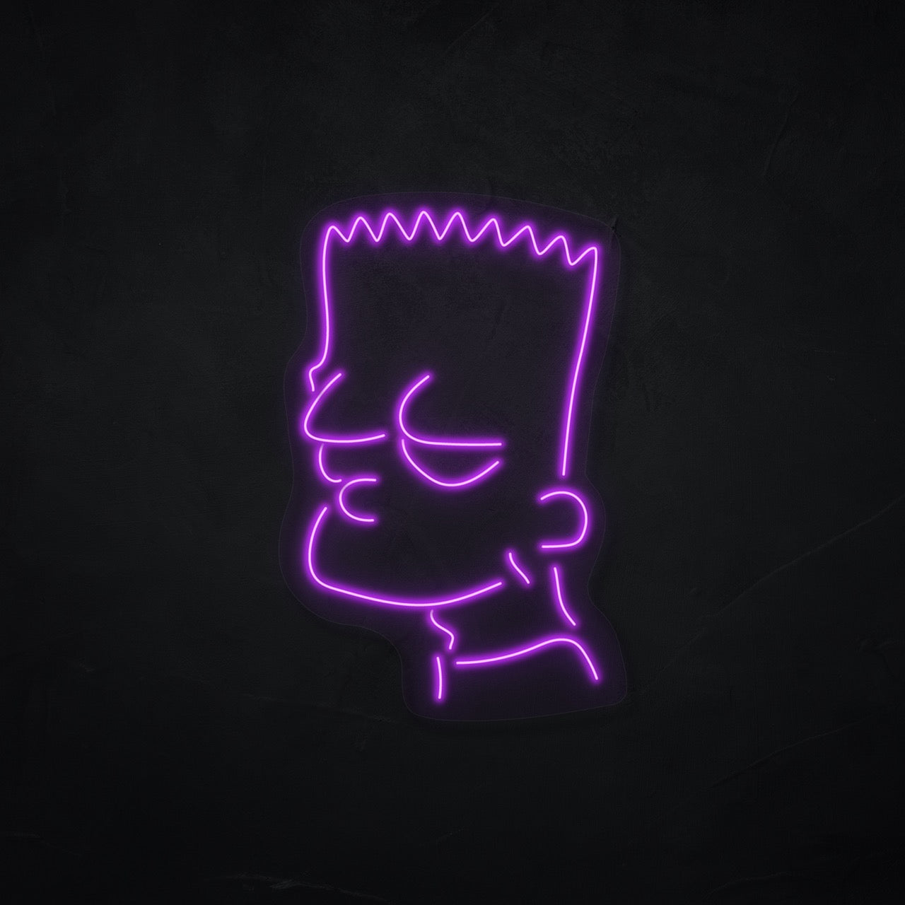 Neonschild - Neonsign - Leuchtschild - Lichtwerbung - Bart Simpson