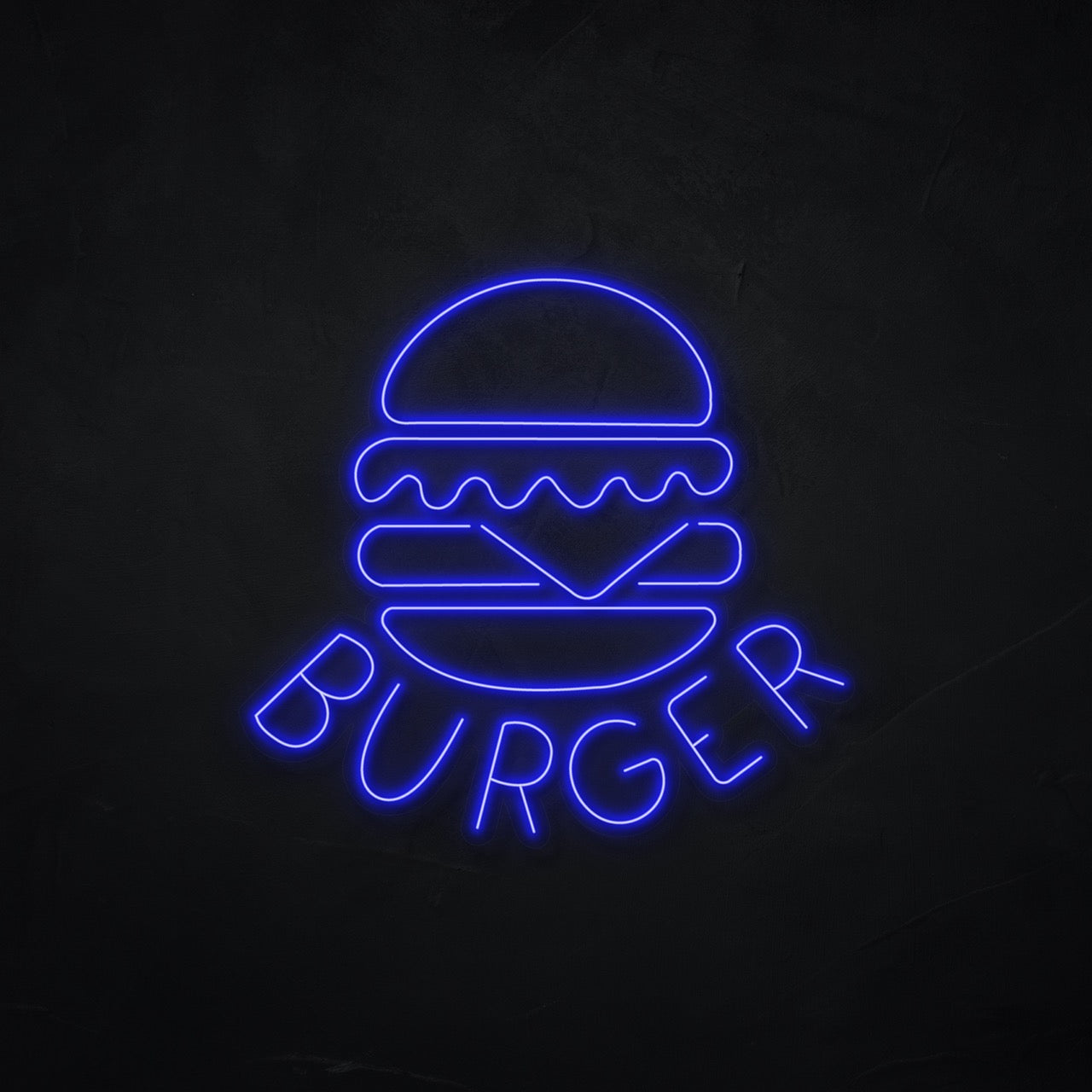 Burger 3 LED Neonsign