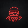 Burger 3 LED Neonsign