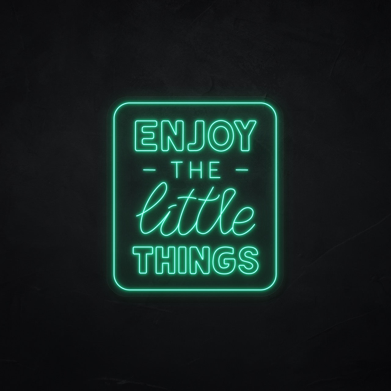 Enjoy the little thinks LED Neonsign