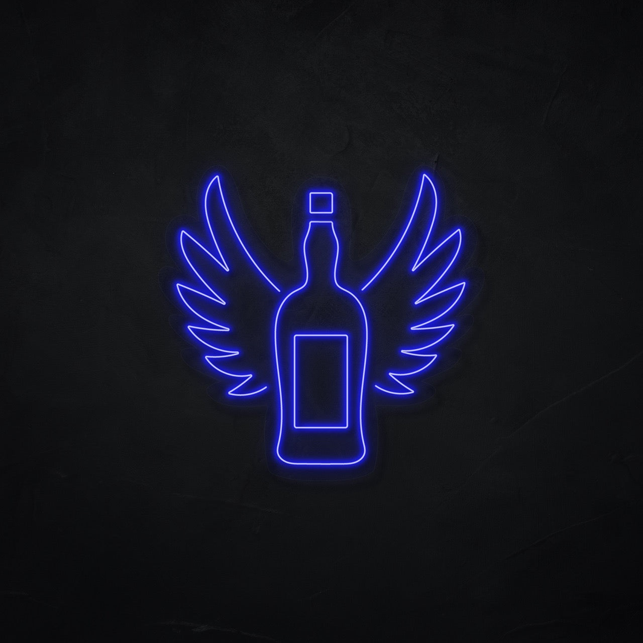 Flasche mit Flügeln LED Neonsign