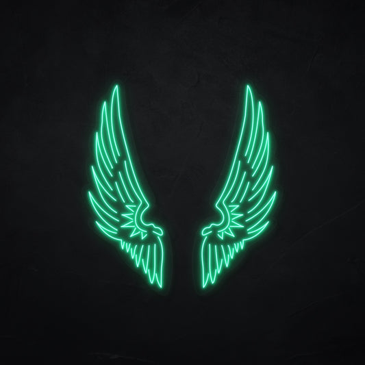 Flügel 2 LED Neonsign