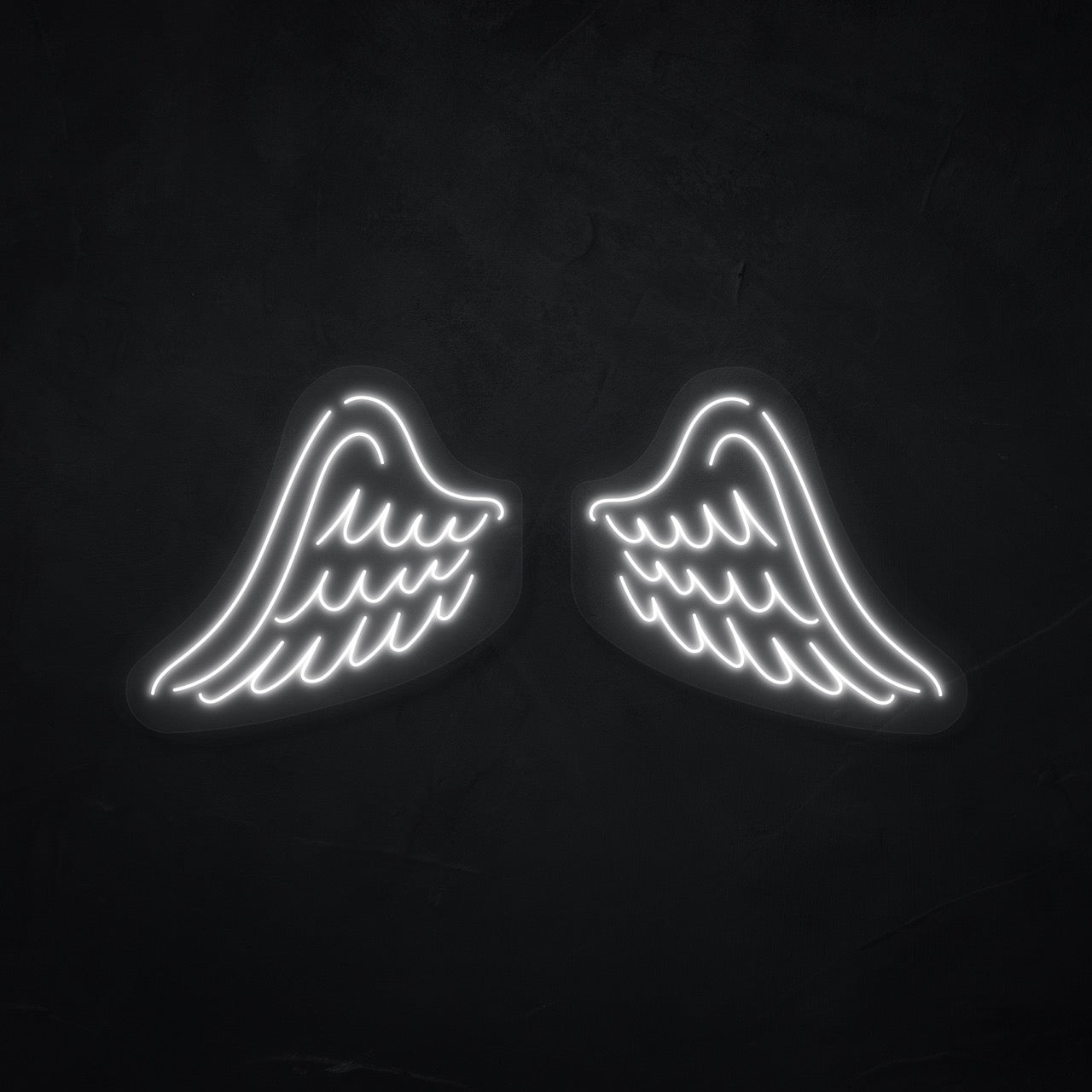 Flügel 3 LED Neonsign