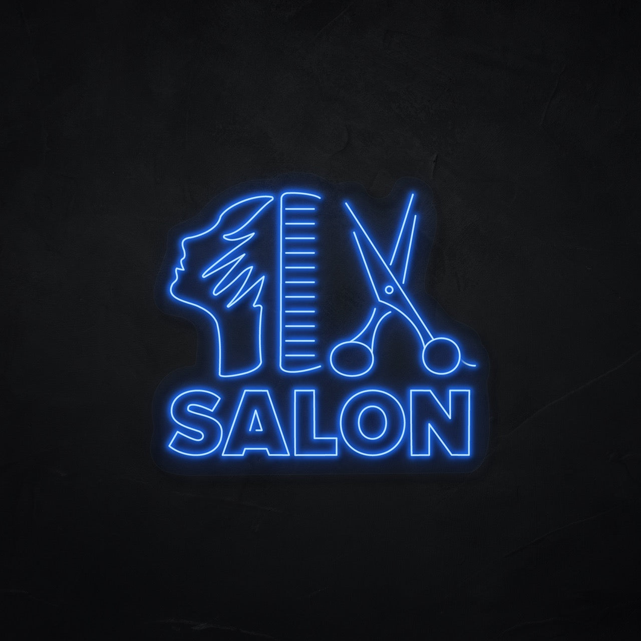 Friseur 2 LED Neonsign