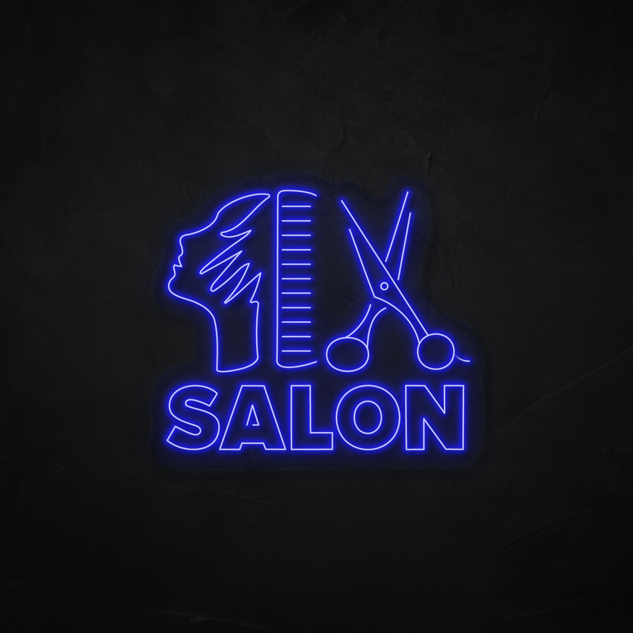 Friseur 2 LED Neonsign