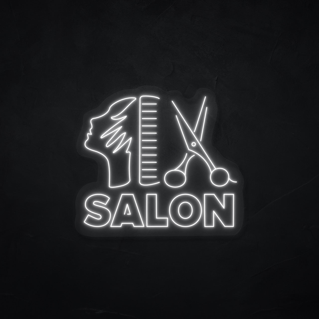 Friseur 2 LED Neonsign