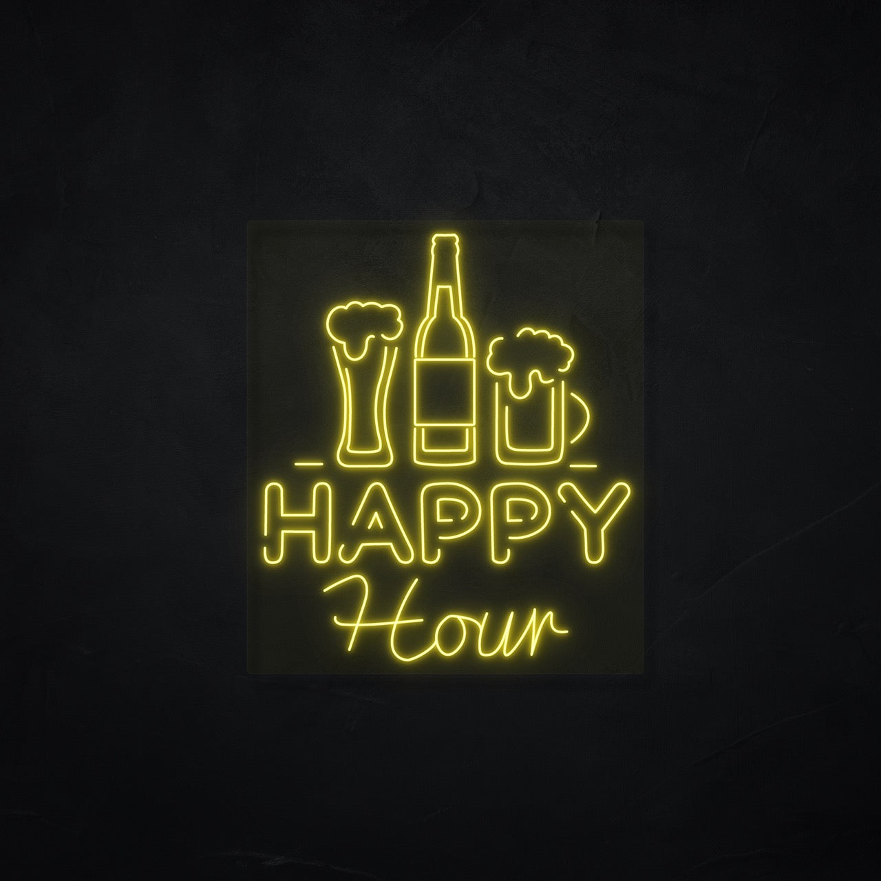 Happy Hour LED Neonsign