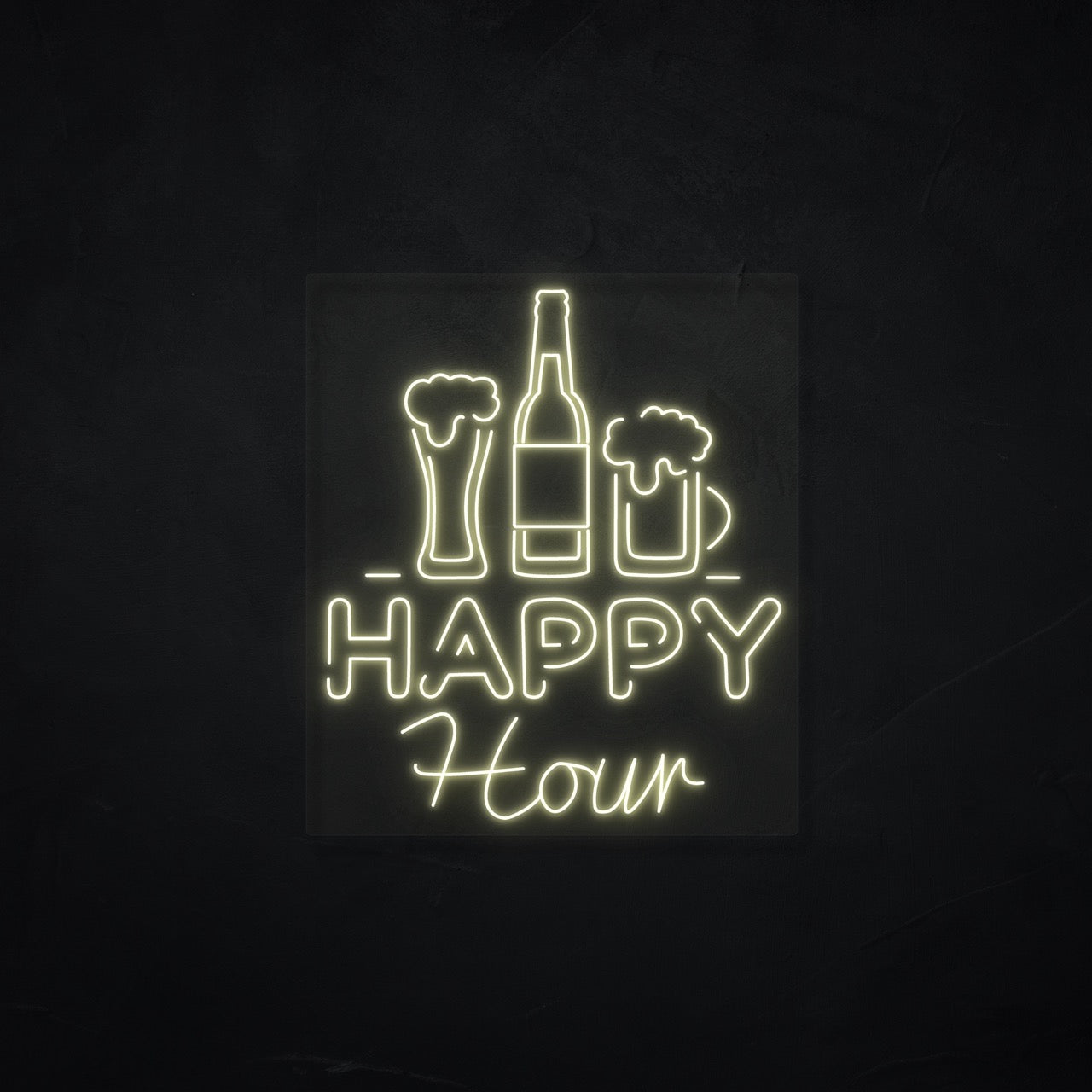 Happy Hour LED Neonsign