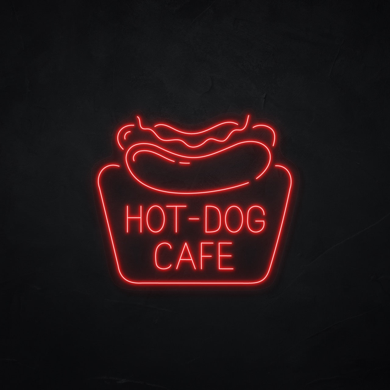 Hot Dog Cafe LED Neonsign