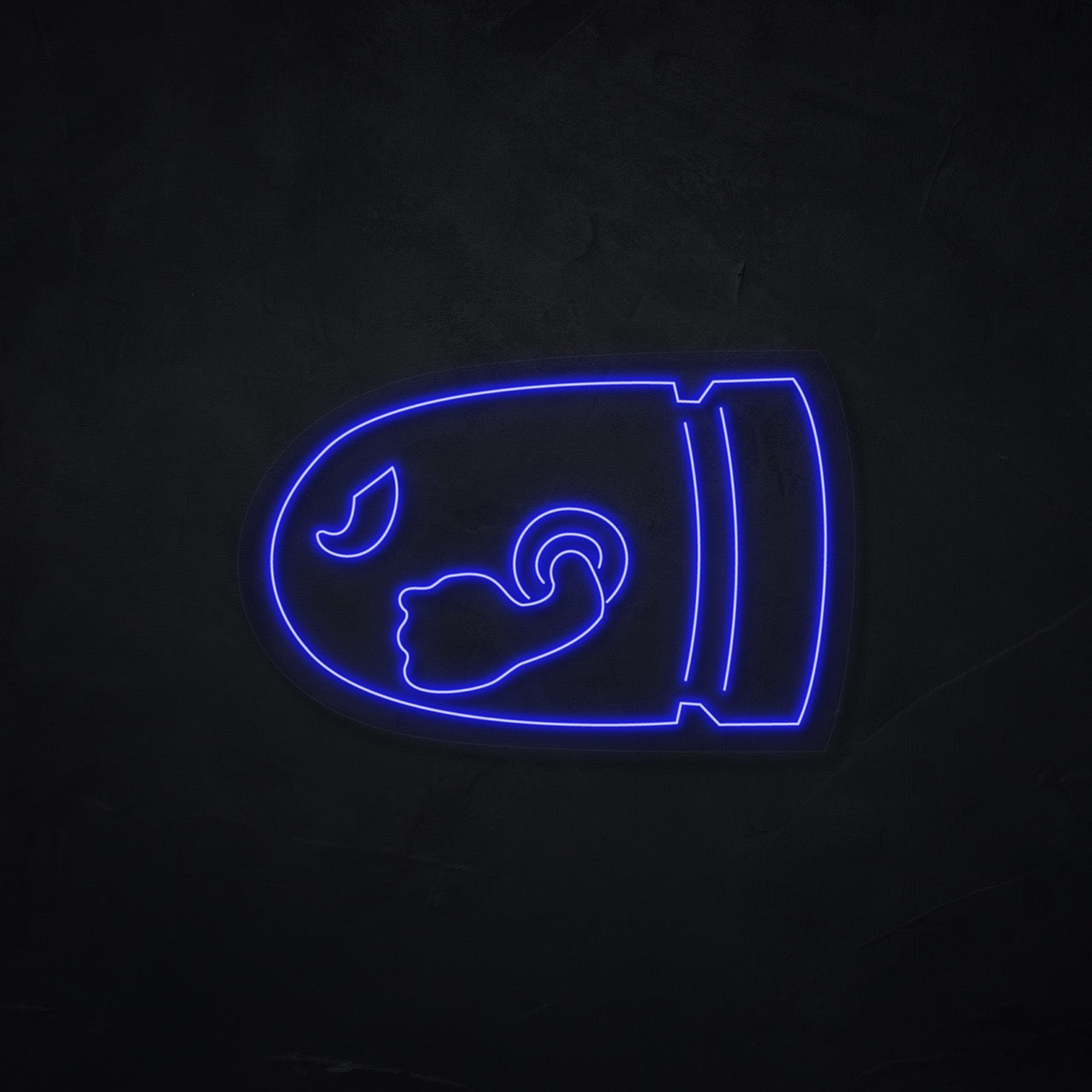 Mario Rakete LED Neonsign