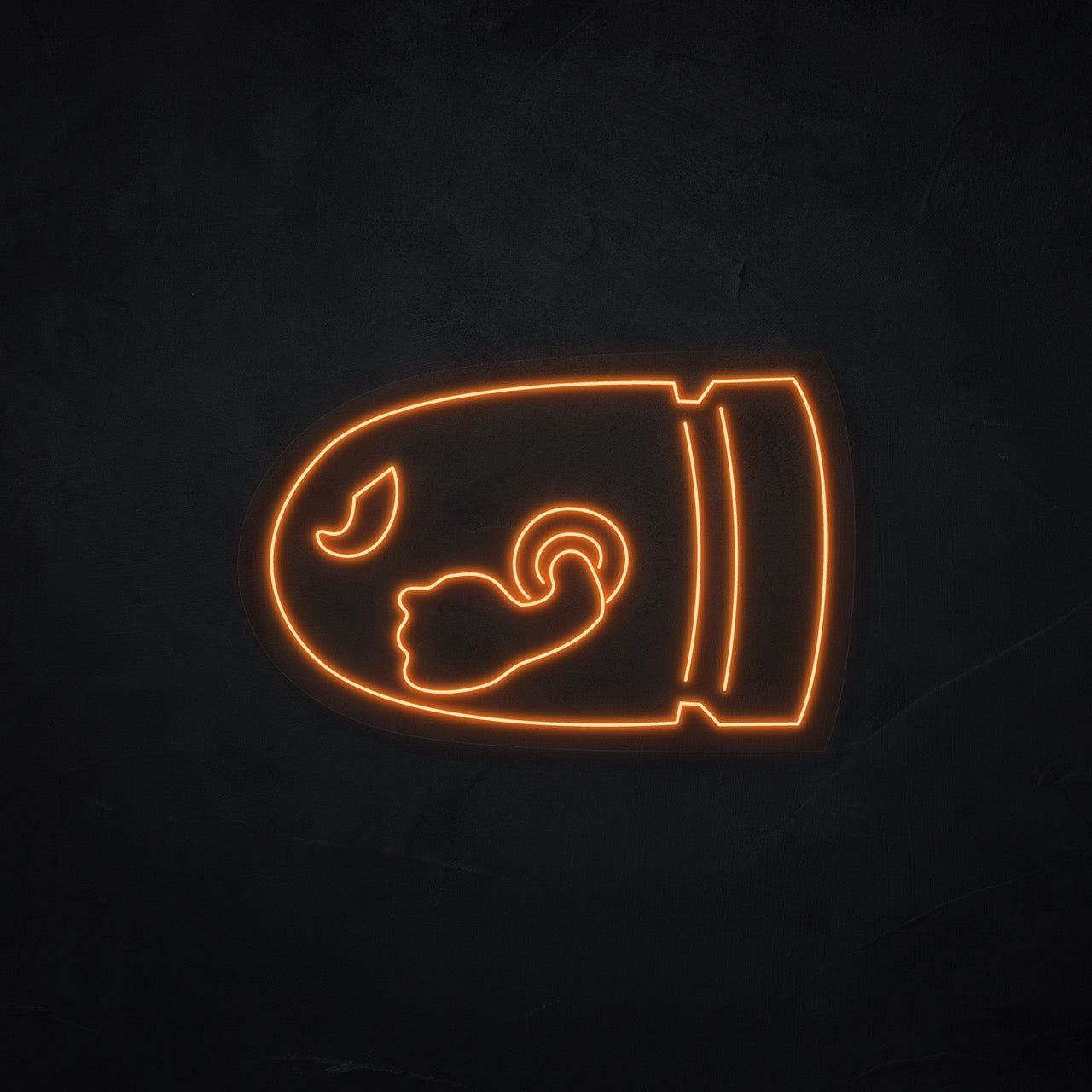 Mario Rakete LED Neonsign