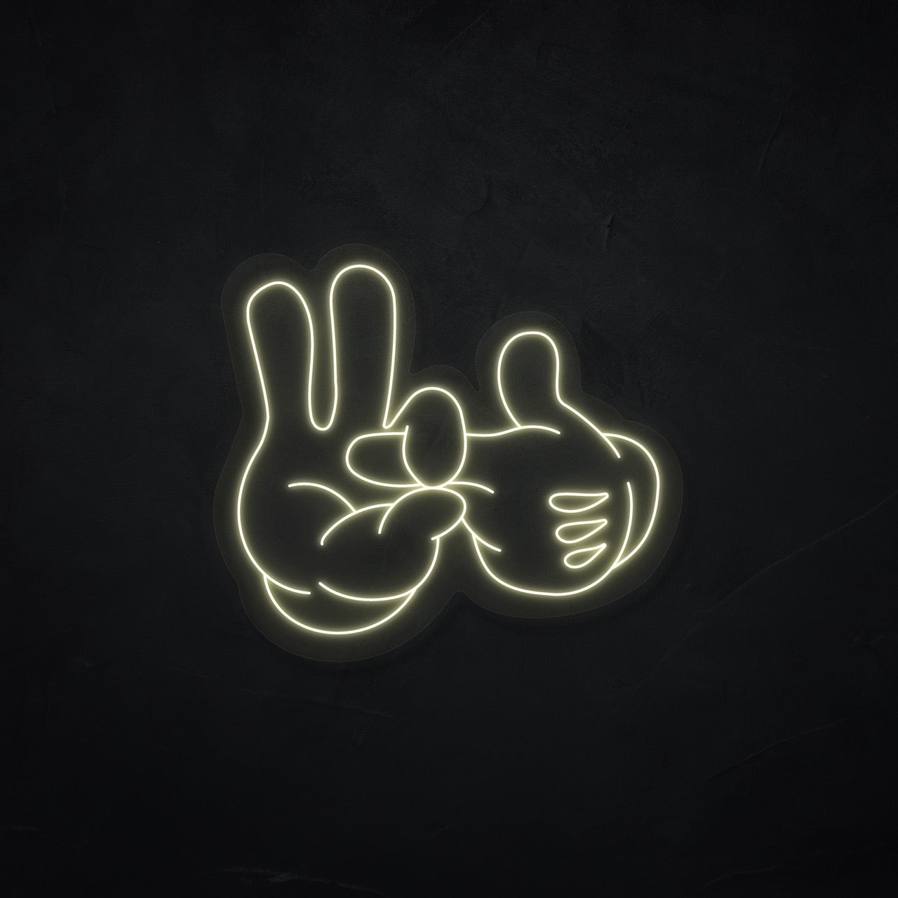 Mikey Mouse Hand LED Neonsign