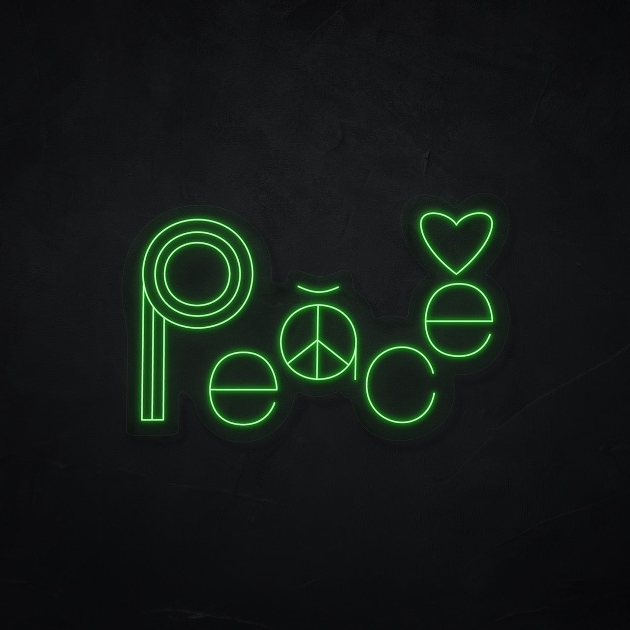 Peace LED Neonsign