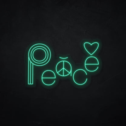 Peace LED Neonsign