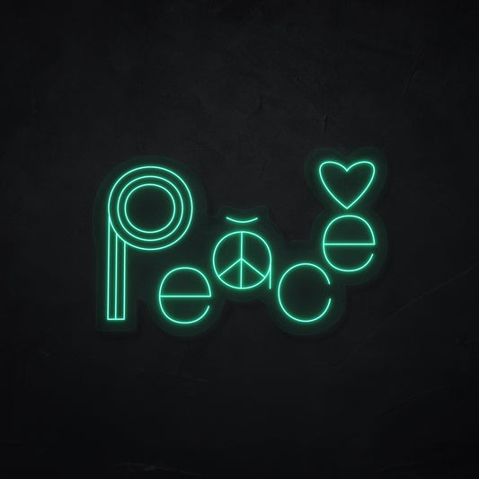 Peace LED Neonsign