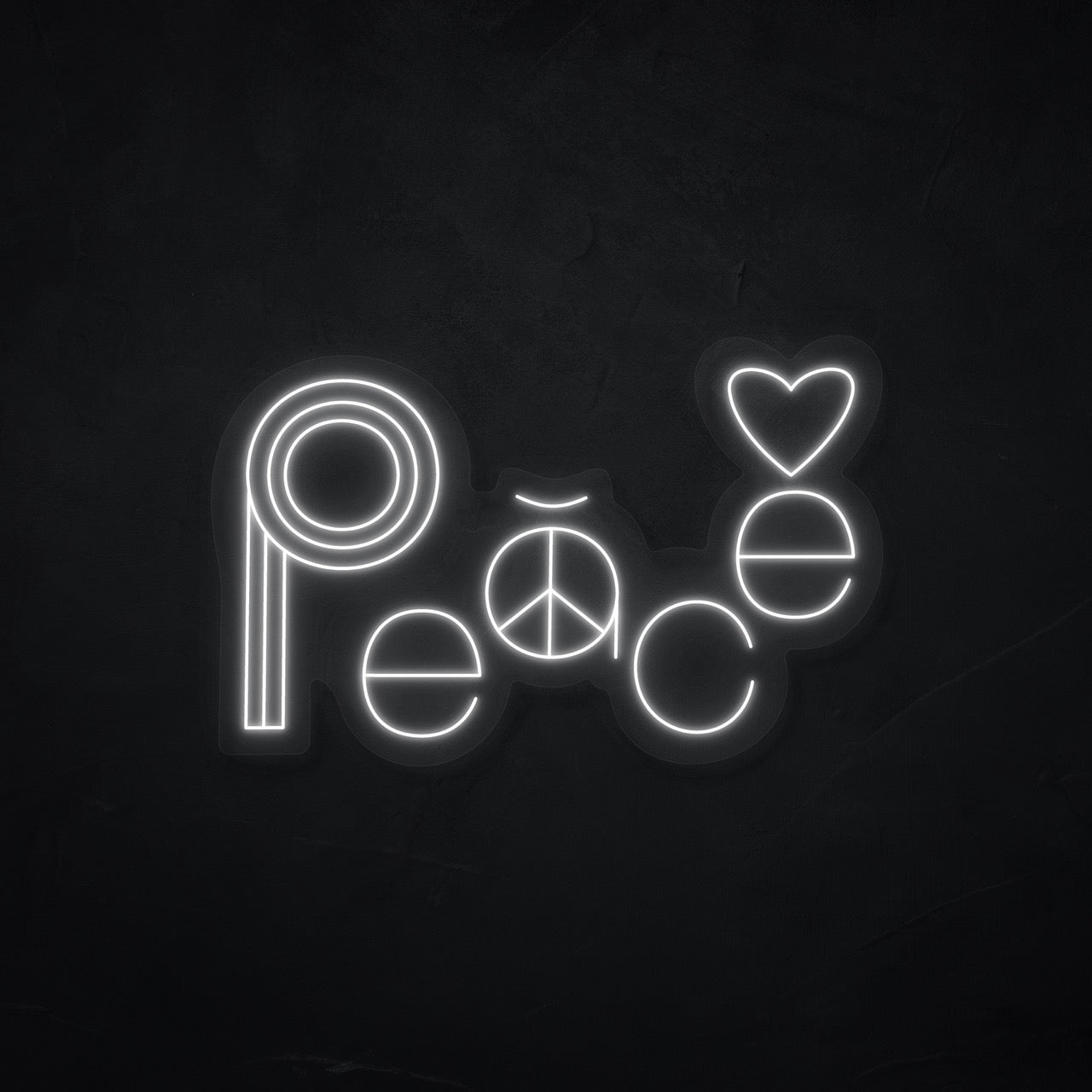 Peace LED Neonsign