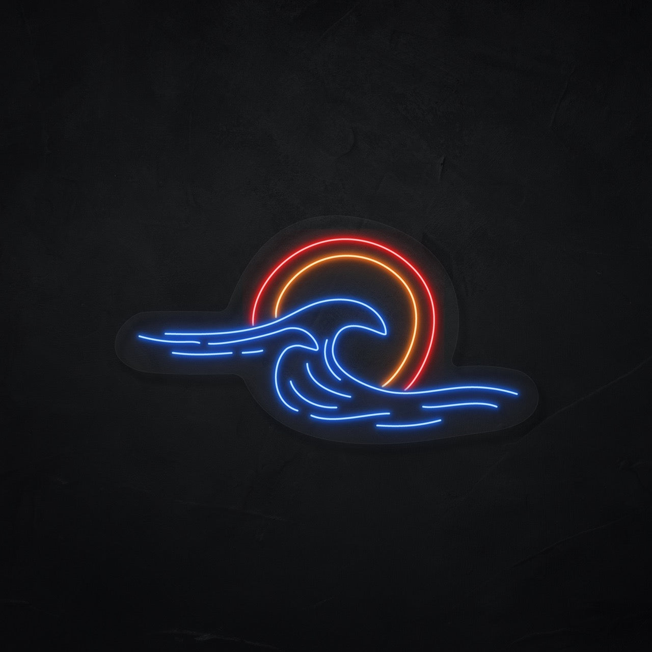 Waves LED Neonsign