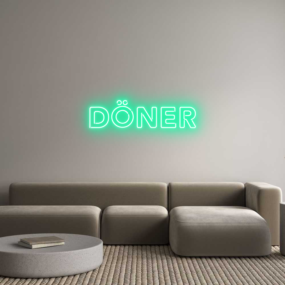 Konfigurierter Neonsign DÖNER