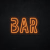 Neonschild - Neonsign - Leuchtschild - Lichtwerbung - Bar