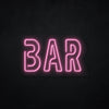 Neonschild - Neonsign - Leuchtschild - Lichtwerbung - Bar