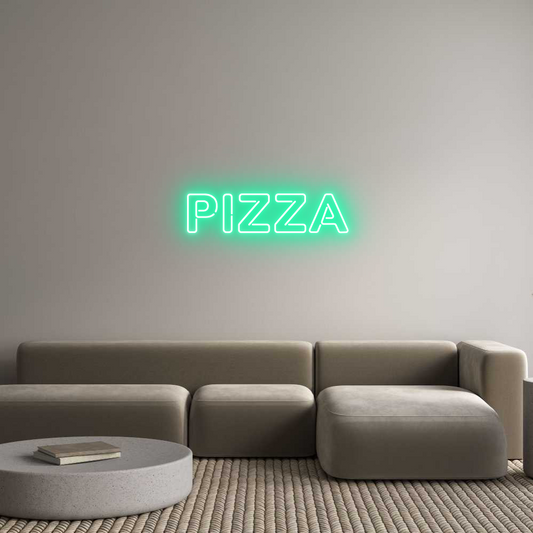 Konfigurierter Neonsign PIZZA