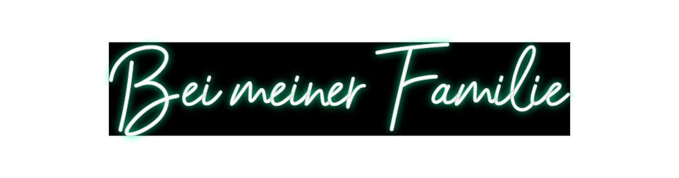 Konfigurierter Neonsign Bei meiner Fa...