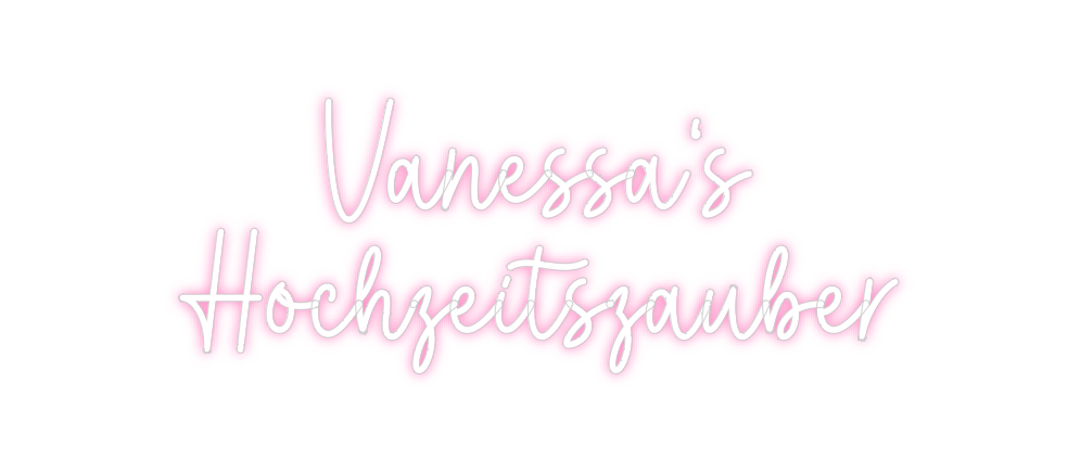 Konfigurierter Neonsign Vanessa‘s
Ho...