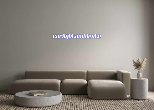 Konfigurierter Neonsign CARLIGHTAMBIE...