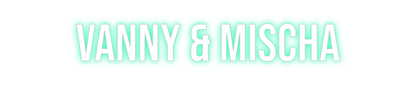 Konfigurierter Neonsign Vanny & Mischa
