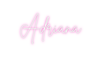 Konfigurierter Neonsign Adriana
