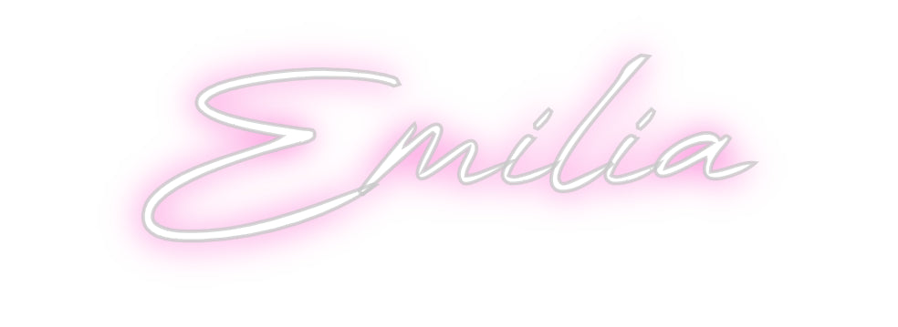 Konfigurierter Neonsign Emilia