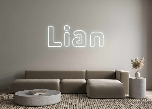 Konfigurierter Neonsign Lian