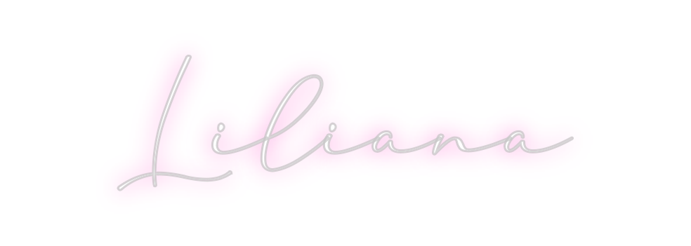 Konfigurierter Neonsign Liliana
