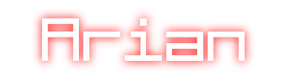 Konfigurierter Neonsign Arian