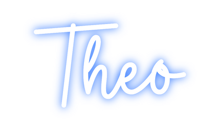 Konfigurierter Neonsign Theo