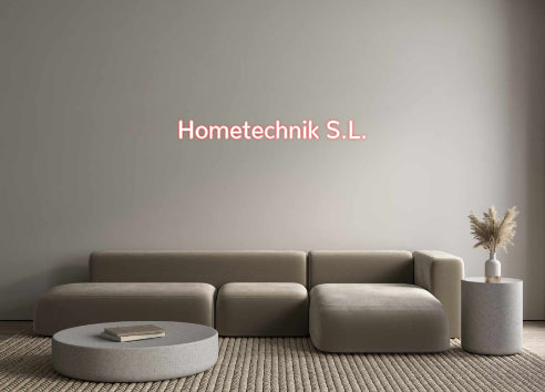 Konfigurierter Neonsign Hometechnik S...