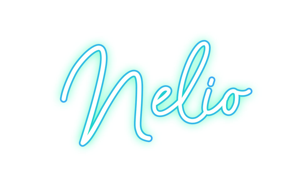 Konfigurierter Neonsign Nelio