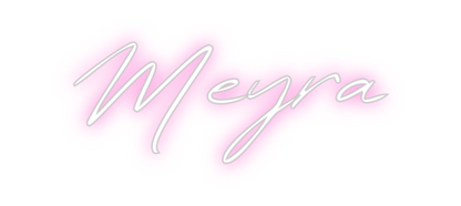Konfigurierter Neonsign Meyra