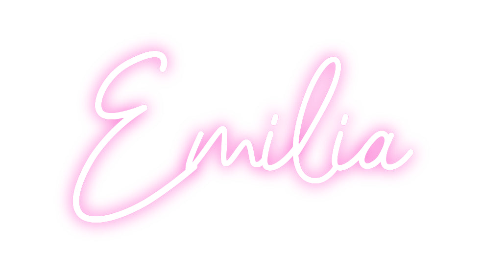 Konfigurierter Neonsign Emilia