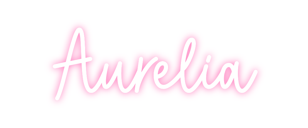Konfigurierter Neonsign Aurelia