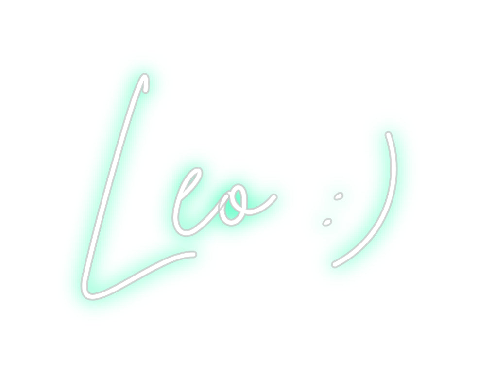 Konfigurierter Neonsign Leo :)