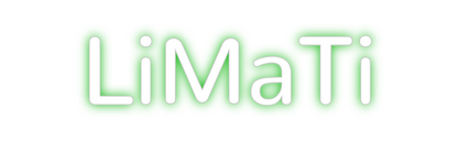 Konfigurierter Neonsign LiMaTi