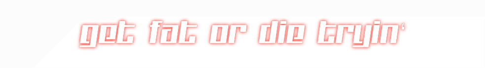 Konfigurierter Neonsign Get fat or di...