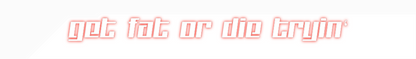 Konfigurierter Neonsign Get fat or di...