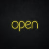 Open 1 LED neon sign