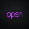 Open 1 LED Neonsign